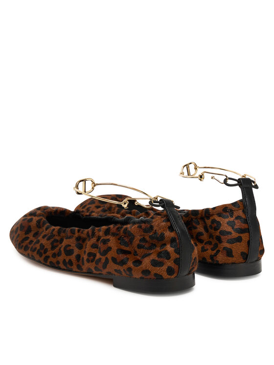 TWINSET TWINSET Balerinke 252TCP224 Rjava