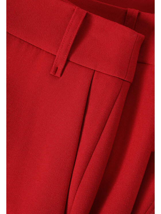 TATUUM TATUUM Kalhoty z materiálu LANKA 1 Červená Straight Fit