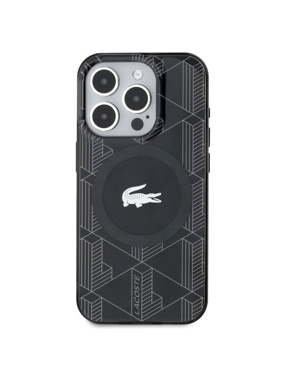 Lacoste Lacoste Etui na telefon Apple iPhone 15 Pro Czarny