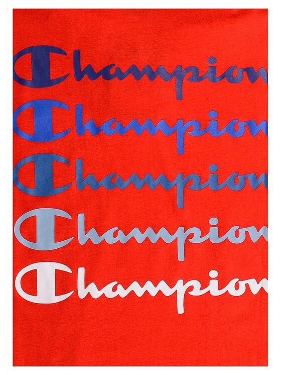 Champion Champion T-Shirt 217260 Czerwony Comfortable Fit
