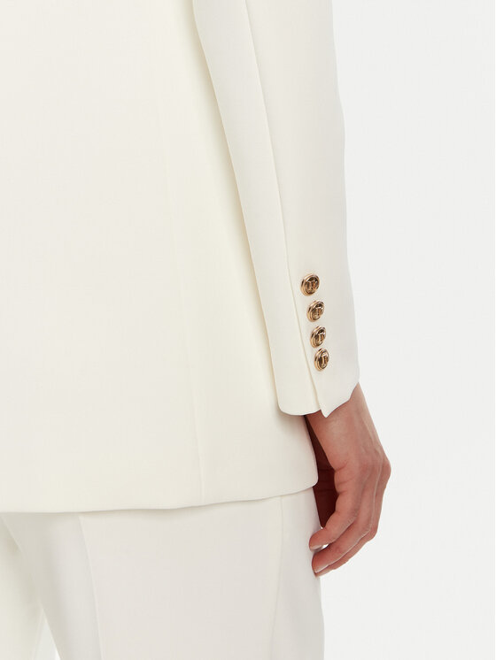 Elisabetta Franchi Elisabetta Franchi Sacou GI-147-51E2 -V700 Alb Regular Fit
