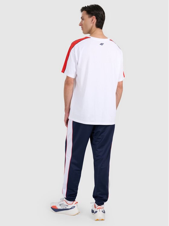 4F 4F Pantaloni da tuta 4FRAW25TTROM1611-31S Blu scuro Regular Fit