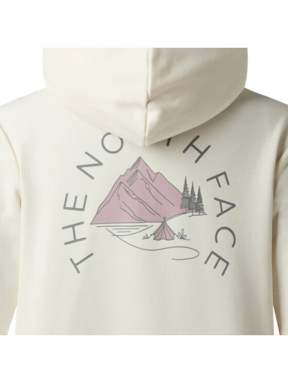 The North Face The North Face Bluza NF0A8GAAQLI1 Biały Regular Fit
