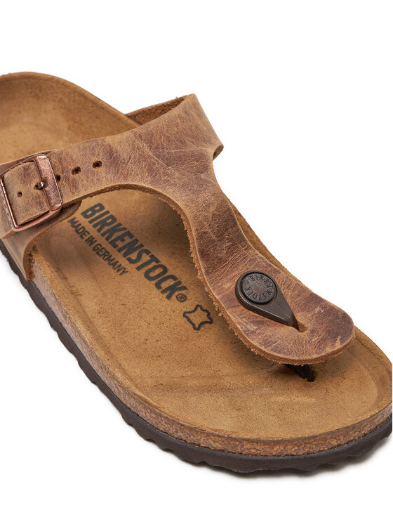 Birkenstock Birkenstock В'єтнамки Gizeh Bs 0943813 Коричневий