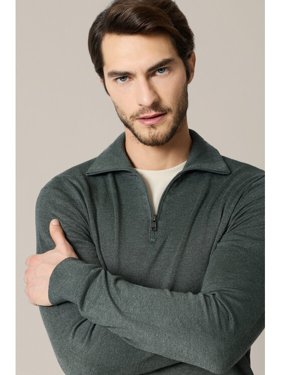 Lancerto Lancerto Sweter Lucan SW073225000073 Zielony Regular Fit