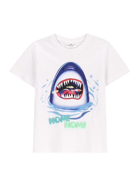 Coccodrillo T-Shirt WC5143201IBK Biały Regular Fit