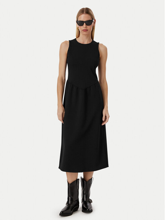 Calvin Klein Calvin Klein Rochie de zi LV044G207G Negru Regular Fit