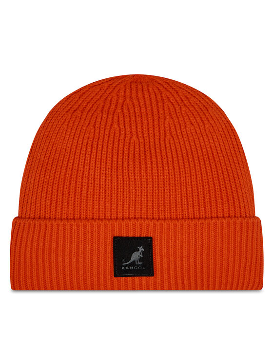 kangol bonnet patch beanie k3020st orange