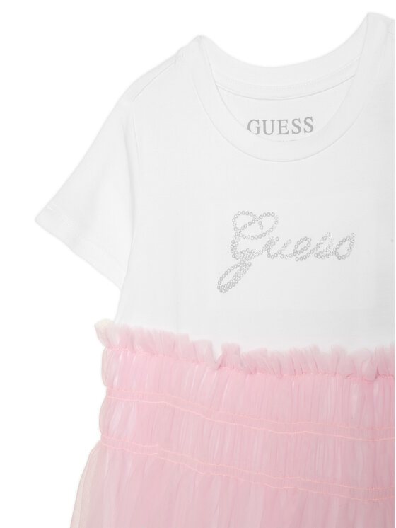 Guess Guess Vsakodnevna obleka K6RK00 K6YW0 Roza Regular Fit