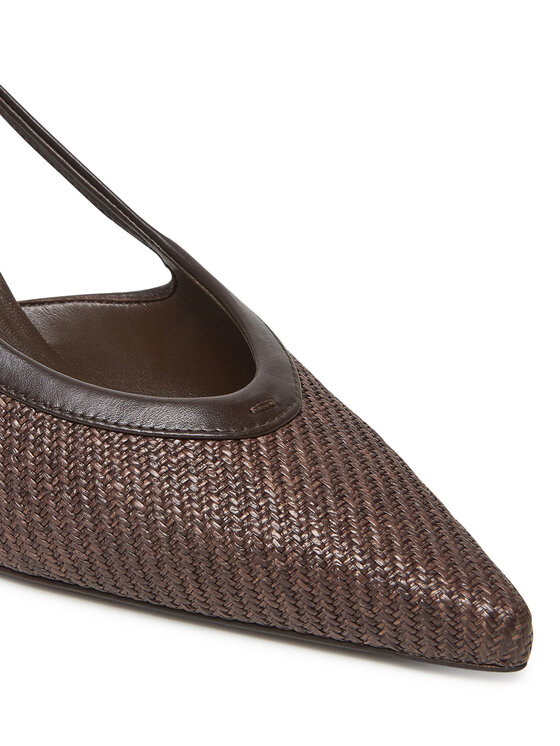 Max Mara Max Mara Szpilki Strawpump 2514521312600 Brązowy