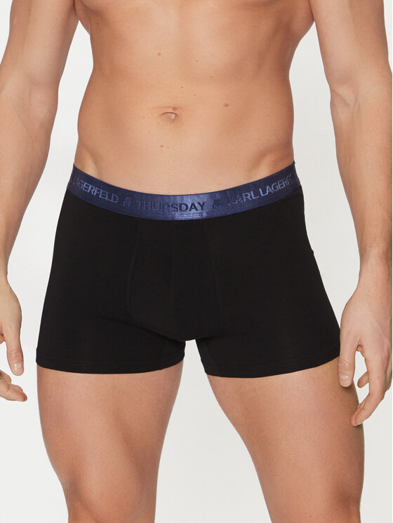KARL LAGERFELD KARL LAGERFELD 7 db-os boxeralsó szett A1M47118 Fekete