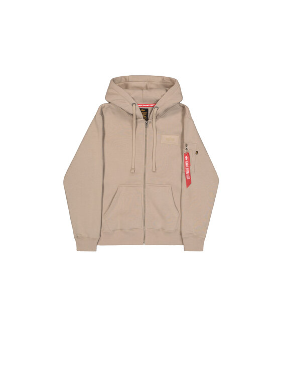 Alpha Industries Alpha Industries Bluza Back Print Zip Hoodie Żółty Regular Fit