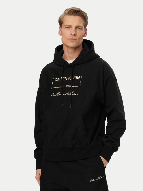 Calvin Klein Jeans Hanorac LV04RF247G Negru Regular Fit