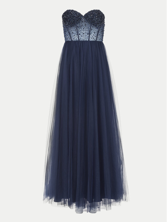 Hey Kyla Swing Večerní šaty 5AH023HK Tmavomodrá Slim Fit