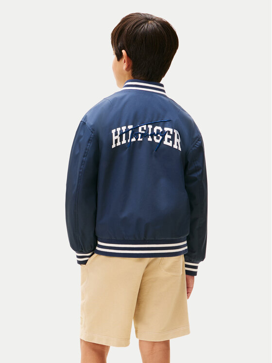 Tommy Hilfiger Tommy Hilfiger Kurtka bomber KB0KB09740 Granatowy Relaxed Fit