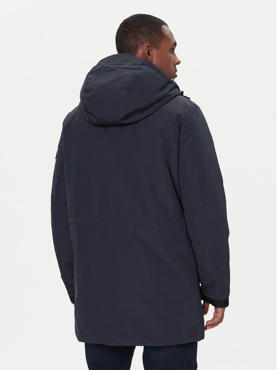 Geox Geox Parka Velletri M5628F T3285 F1624 Granatowy Regular Fit