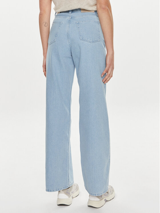 Calvin Klein Calvin Klein Blugi K20K206579 Albastru Wide Leg