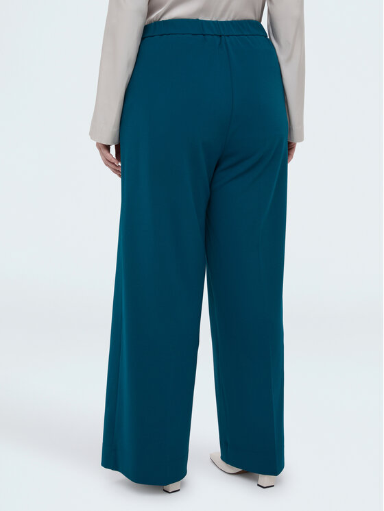 Fiorella Rubino Fiorella Rubino Spodnie materiałowe P011L002301N024 Turkusowy Over Fit
