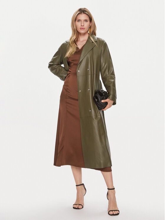 BOSS Boss Демісезонний плащ Sofiane 50505512 Коричневий Relaxed Fit