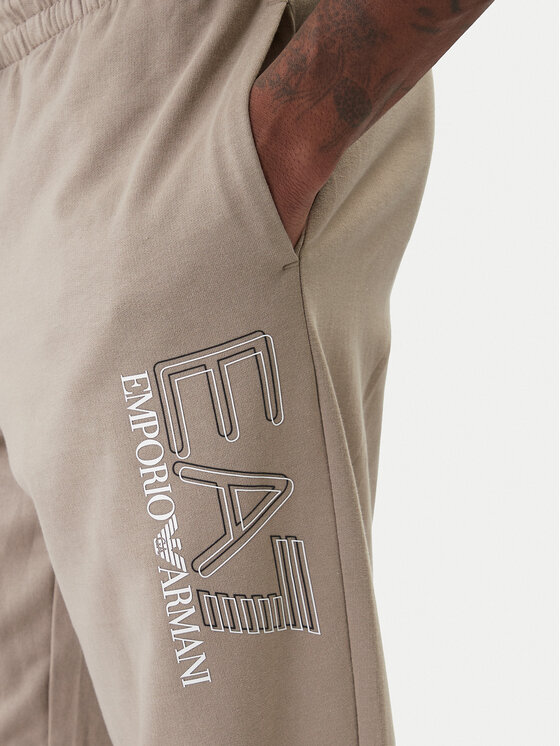 EA7 Emporio Armani EA7 Emporio Armani Teplákové nohavice 7M001316 AF13512 U6167 Béžová Regular Fit