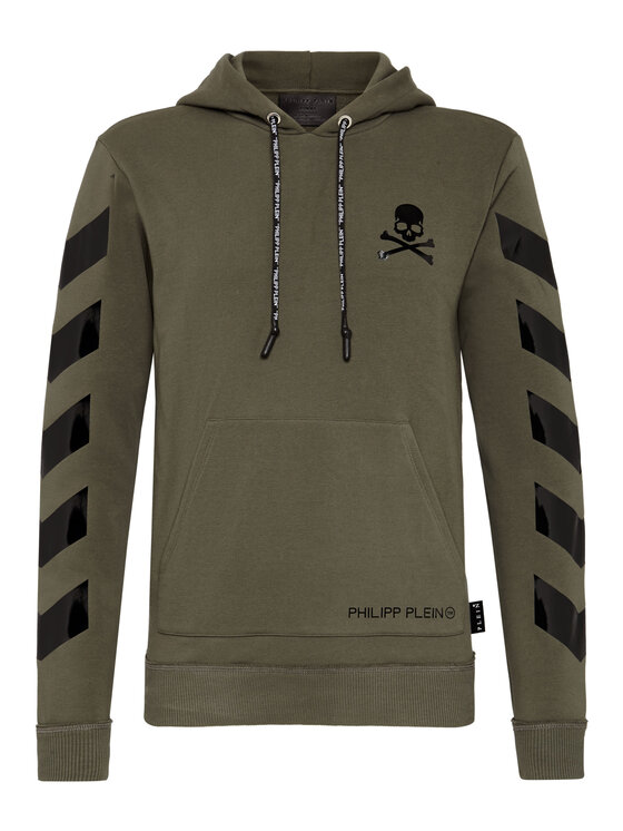 PHILIPP PLEIN PHILIPP PLEIN Felpa 30917 Verde Regular Fit
