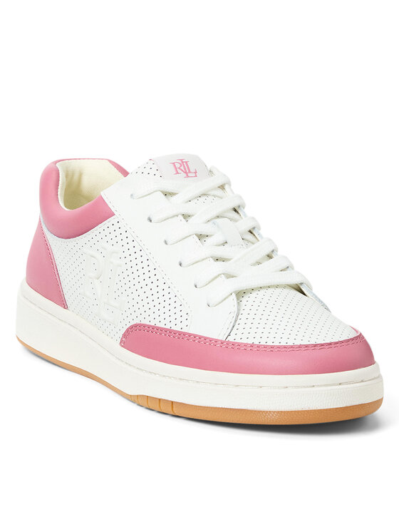 LAUREN RALPH LAUREN LAUREN RALPH LAUREN Snīkeri Hailey Low-Top Lace-Up 802951391002 Balts