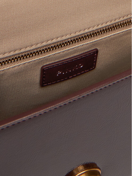 PINKO PINKO Handtasche Love One Top Handle Mini Light PE 25 PLTT 100071 A1UV Dunkelrot