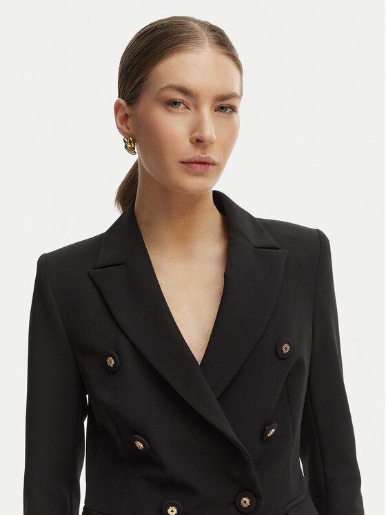 Rinascimento Rinascimento Сако CFC0127894003 Черен Slim Fit