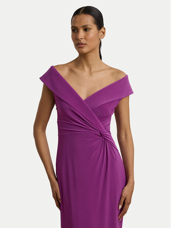 LAUREN RALPH LAUREN LAUREN RALPH LAUREN Večernja haljina 253863940025 Ljubičasta Slim Fit