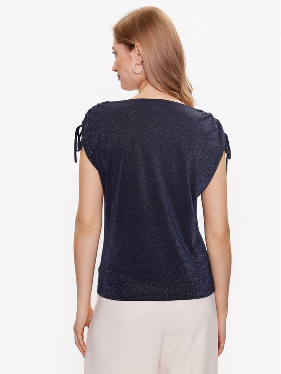 Marella Marella Μπλουζάκι Elmo 2339410735 Σκούρο μπλε Regular Fit