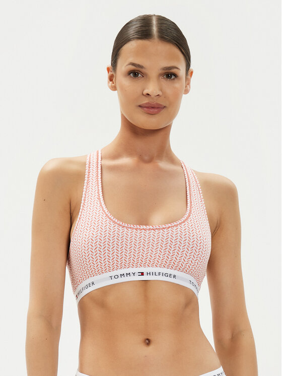 Tommy Hilfiger Tommy Hilfiger Top nedrček UW0UW04548 Oranžna