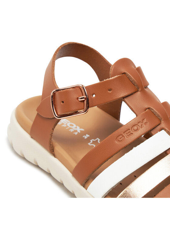 Geox Geox Sandali J Sandal Soleima Gir J35GSB 043CF C6A7F M Rjava