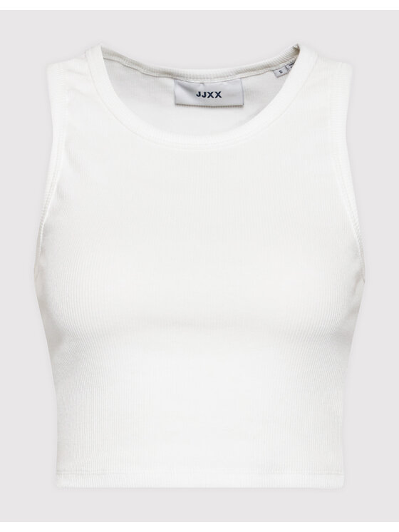 JJXX JJXX Marškinėliai Fallon 12200401 Balta Slim Fit