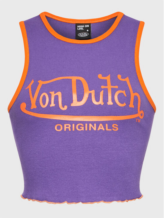 Von Dutch Von Dutch Τοπ Ashley 6 231 043 Μωβ Slim Fit