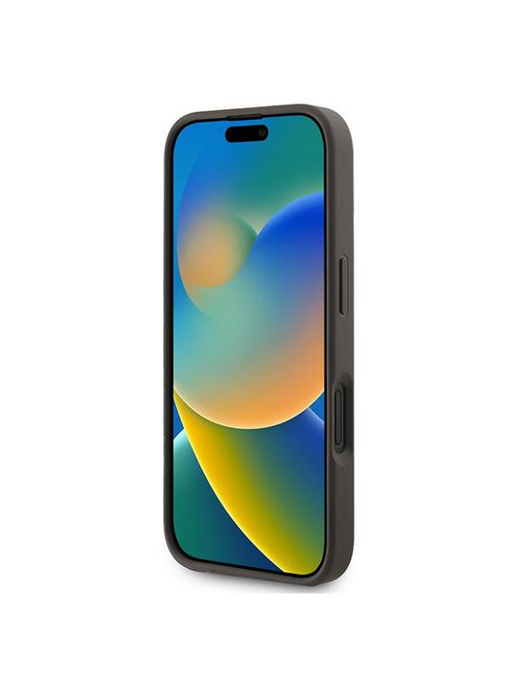 Guess Guess Etui na telefon Apple iPhone 16 Plus Brązowy