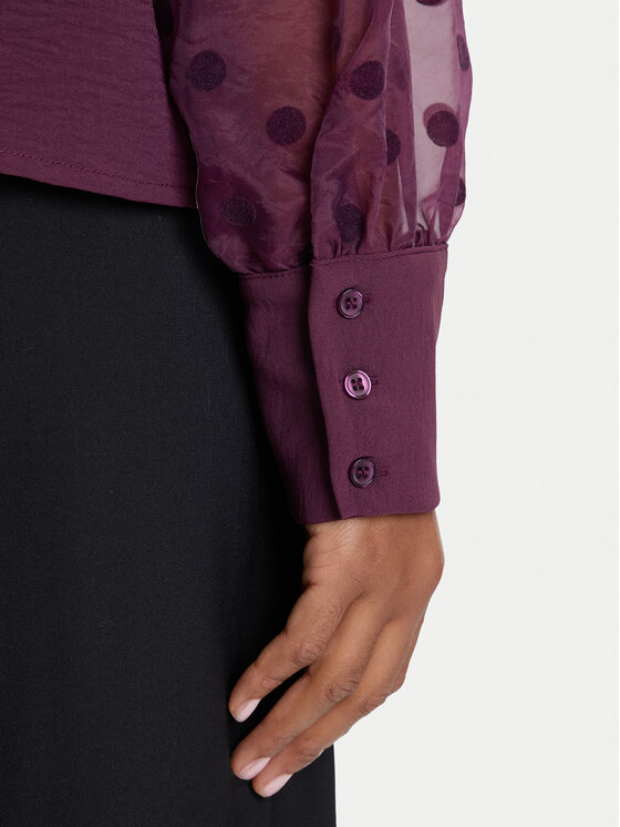 Vero Moda Vero Moda Halenka Alva 10337474 Fialová Regular Fit
