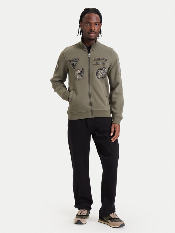 Aeronautica Militare Aeronautica Militare Bluza 262FE2143UF00686 Khaki Regular Fit