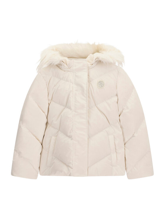 Guess Guess Winterjacke J6BL14 W4006 Creme Regular Fit