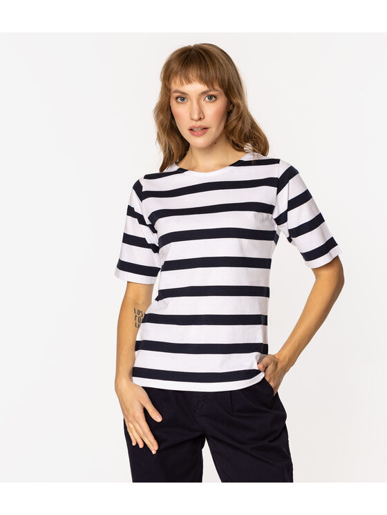 Lee Cooper Lee Cooper T-Shirt NELA 5513 Biały Regular Fit