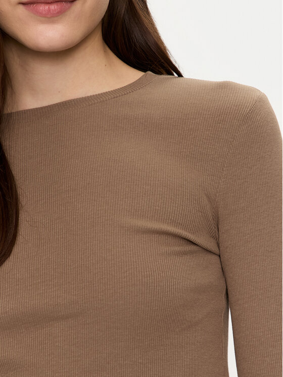 Brave Soul Brave Soul Bluse LLT-624LILETH2 Braun Regular Fit