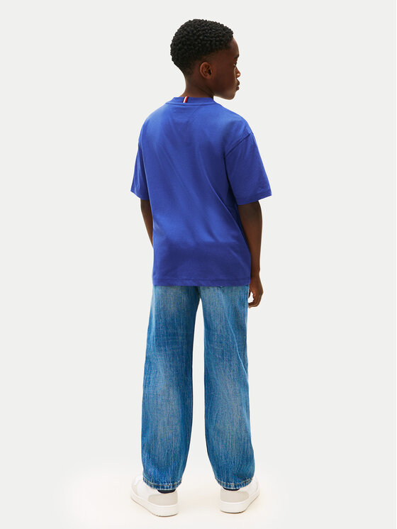 Tommy Hilfiger Tommy Hilfiger T-krekls Essential Archive KB0KB09646 M Zils Regular Fit