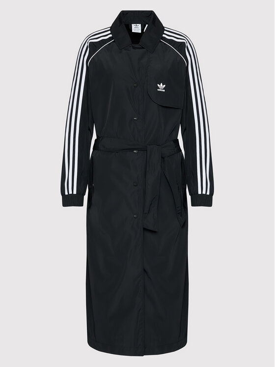 adidas Tenchcoat adicolor Classics H35630 Schwarz Regular Fit Modivo