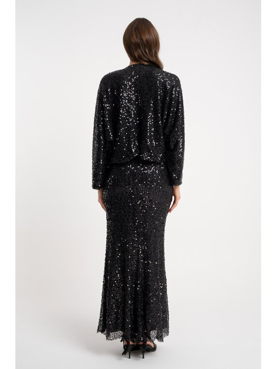 CLICK CLICK Μπόμπερ μπουφάν 71-0004 Μαύρο Regular Fit