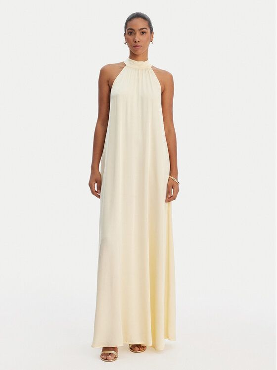 Fracomina Fracomina Vasaras kleita FR26SD3016W41301 Dzeltens Relaxed Fit