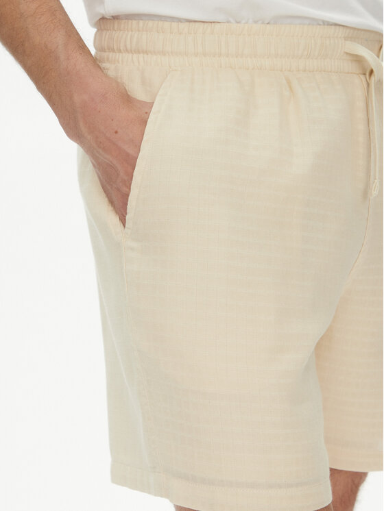 BOSS BOSS Шорти з тканини 50540134 Écru Regular Fit