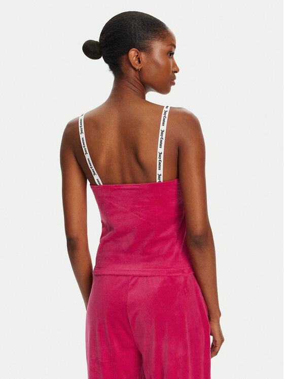 Juicy Couture Juicy Couture Top Elina JCLCT125501 Różowy Slim Fit