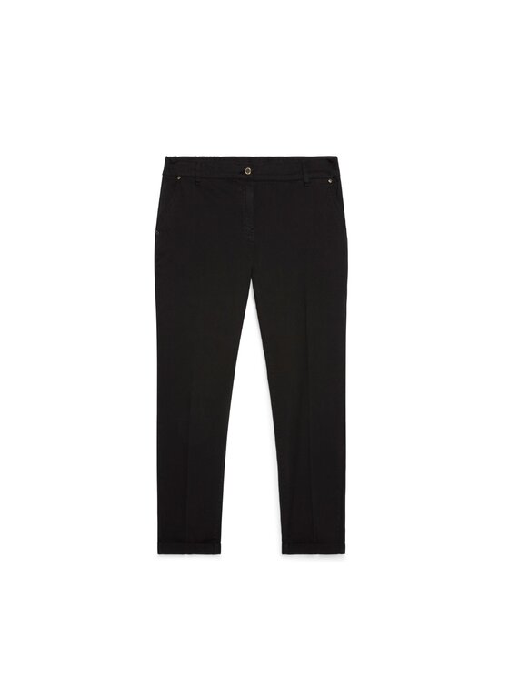 Fiorella Rubino Fiorella Rubino Spodnie materiałowe P712T005165N033 Czarny Regular Fit