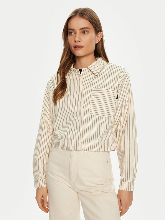 JJXX Košeľa Maddy 12267802 Écru Relaxed Fit