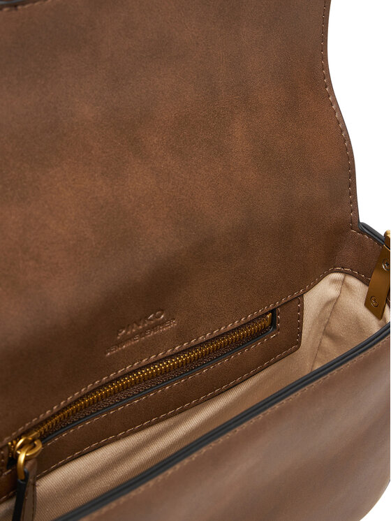 PINKO PINKO Handtasche Love One Mini Slouchy Fl PE 25 PLTT 104340 A2C2 Braun