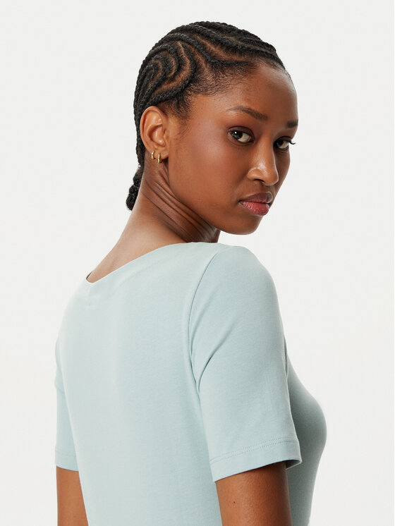 Vero Moda Vero Moda Tričko Panda 10231753 Zelená Slim Fit